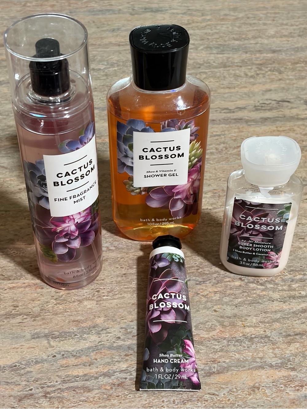 Bath & Body Works Cactus Blossom Discontinued Shower Gel, Mist, Lotion, Cream
